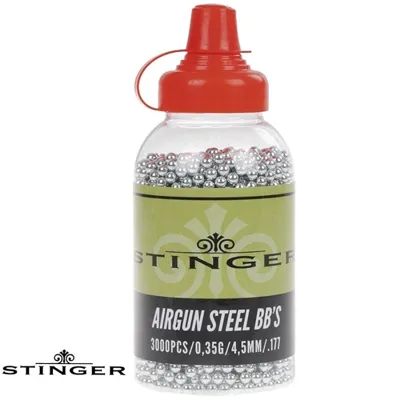 Billes en Acier - Bouteille de 1500 Billes Calibre 4.5mm - Stinger