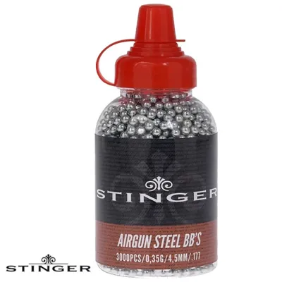 Billes en Acier - 3000 Billes Calibre 4.5mm - Stinger