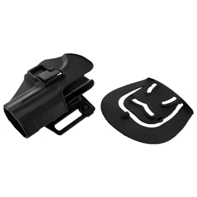 Tactical HK USP Compact RH Pistol Paddle Belt Holster - Black Eagle