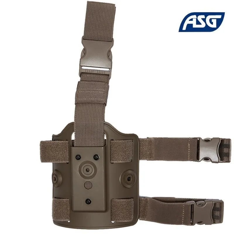 Plaque de Cuisse Polymere · Tan / FDE