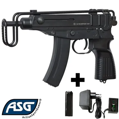 Réplique Pistolet Mitrailleur Scorpion VZ61 Électrique Compacte - ASG