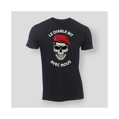 T-Shirt 190g Le Diable Rit Avec Nous Colo - Taille S - SUMMIT Outdoor Lifestyle - Black Eagle