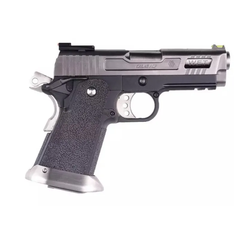 WE Airsoft Hi-Capa 3.8 Force Velociraptor · Plata