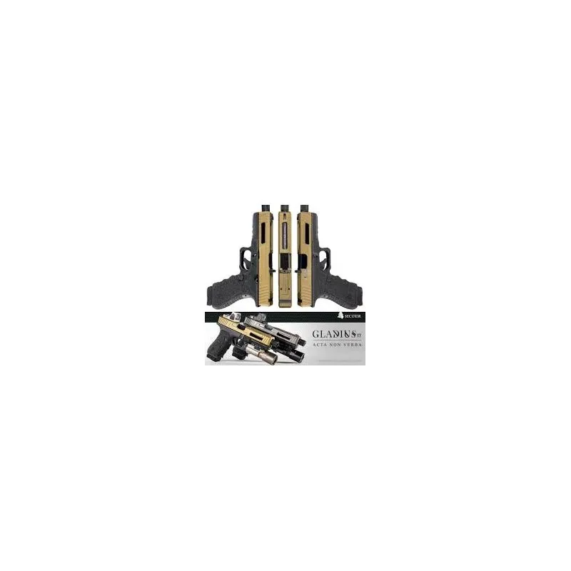 Secutor Arms Gladius Acta Non Verba · Bronce