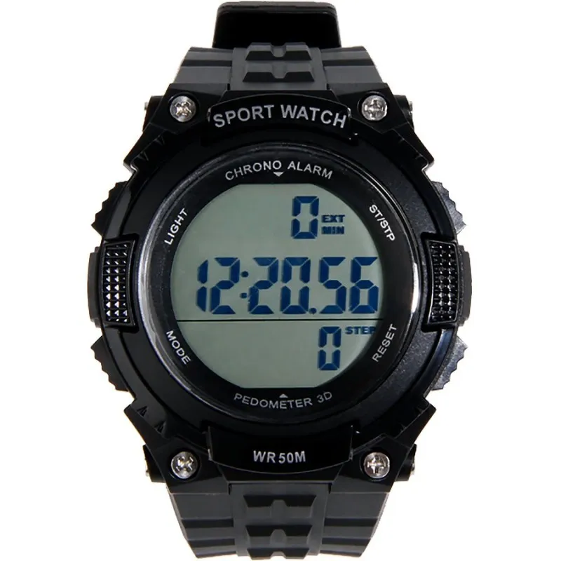 Montre Tactique Podometre · Negro