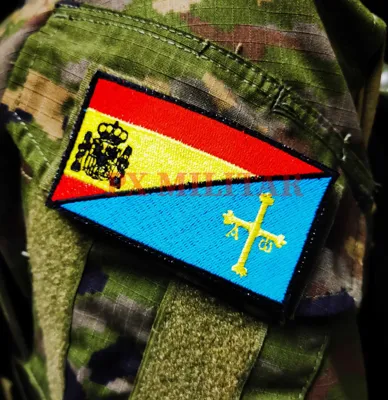 Bordado Bandera España - Asturias