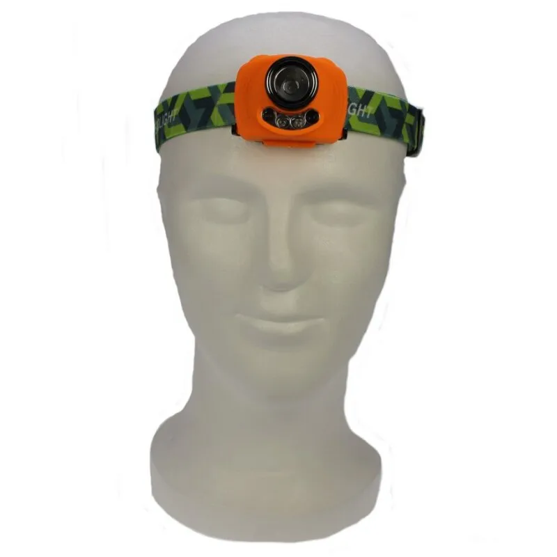 Stirnlampe Innomar LED Mit Sensor 200 lm 3XAAA · Naranja