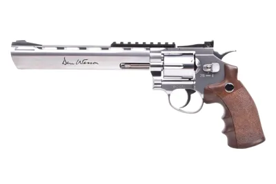 8" Silber 4,5mm BB CO2 Revolver - Dan Wesson