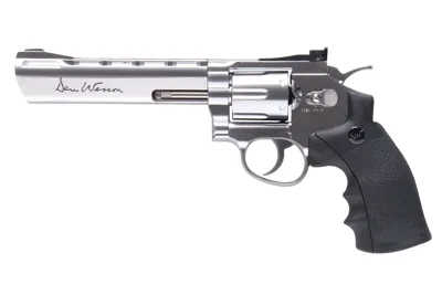 6" CO2 Revolver Silber 4,5mm BB - Dan Wesson