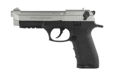 Firat P92 Magnum Nickel Schreckschusspistole 9mm PAK - Ekol