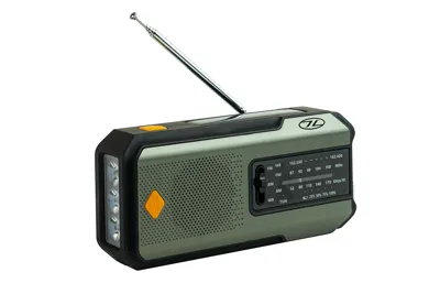 Notfallradio Handkurbel Solar Powerbank Outdoor - Highlander Forces