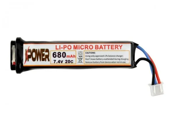 IPower 680mAh LIPO Akku Pistolen