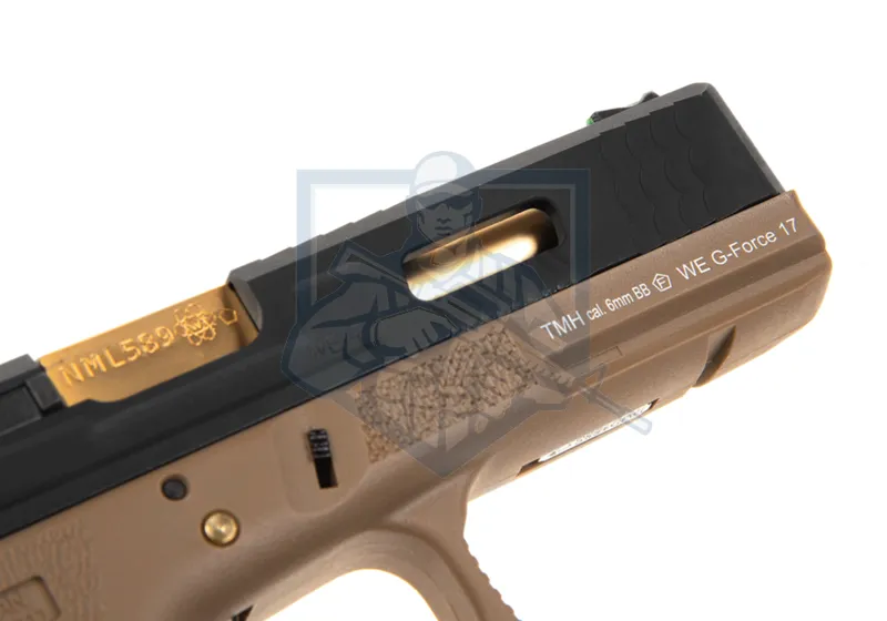 WE Airsoft G-Force 17 Barrel · Bk gold desert