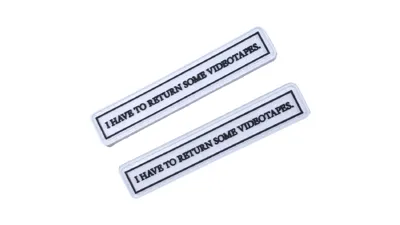 "I Have to Return Some Video Tapes" Patch - Violent Little Machine