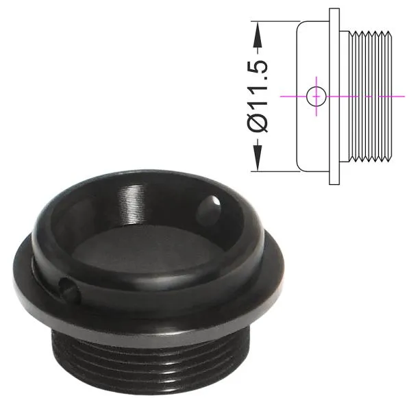 MAXX Model Products Hopup Chamber Inlet Adapter (OD11,5mm) · Negro