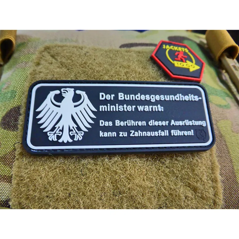 JTG Finger Weg Von Meiner Gear (Gesundheitsminister) Rubber Patch