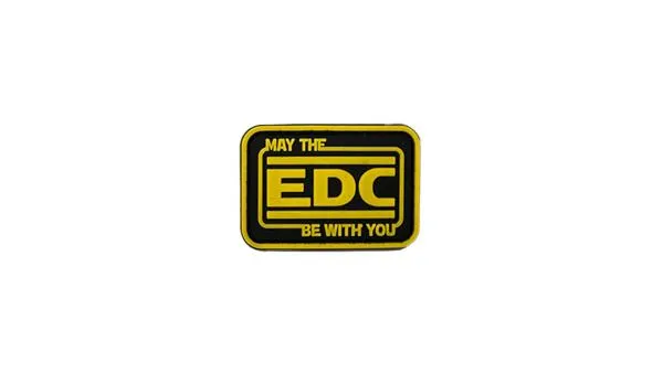JTG "May the EDC Be with You" Rubber Patch Small