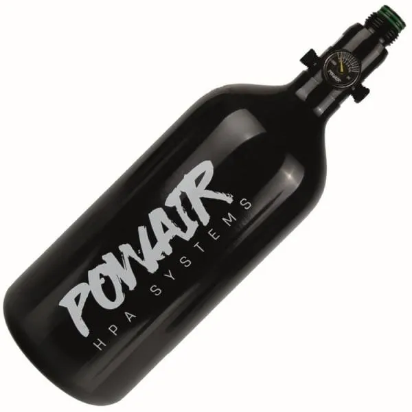 Powair Basic Series HP System 0,8L/48CI (200 Bar) Flasche · Negro