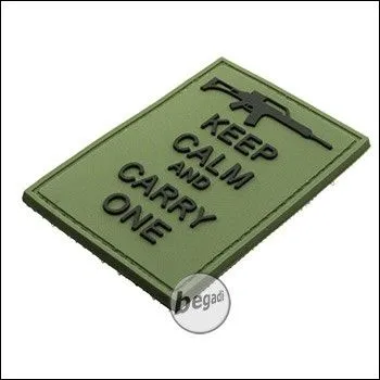 3D Abzeichen "Carry An G36", Aus Hartgummi, Mit Klett - BE-X