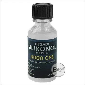Silikonöl Mit 50% PTFE Inkl. Pinsel, 30ml - 4000 cPs Version - BEGADI
