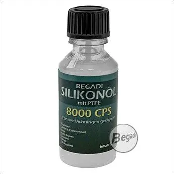Silikonöl Mit 50% PTFE Inkl. Pinsel, 30ml - 8000 cPs Version - BEGADI