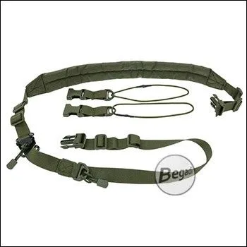 2-POINT Sling "Universal Rifle", Mit 2 Adaptern Und Einhändiger Schnellverstellung - BEGADI
