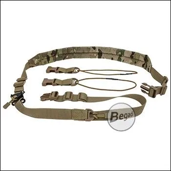2-POINT Sling "Universal Rifle", Mit 2 Adaptern Und Einhändiger Schnellverstellung, Multiterrain - BEGADI
