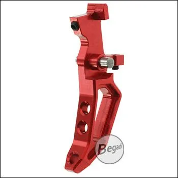 Pro "Nightfox" CNC Speed Trigger Für M4 / M16 / MK16 (S)AEGs -Rot - BEGADI