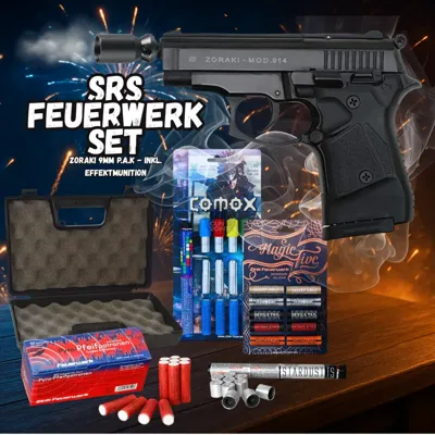!!! Shotgun - 914 - 9 mm P.a.k. Incl. Case & 100 Rounds of Effect Ammunition / Fireworks - Zoraki