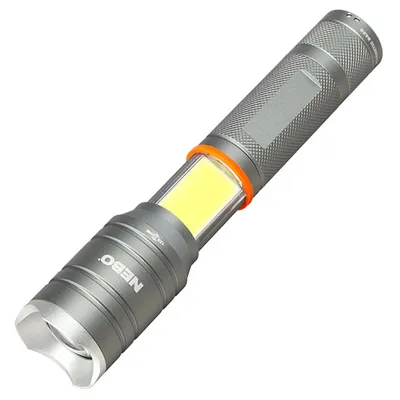 LED Taschenlampe Tac Slyde Mit 8 Leuchtmodi Inkl. SOS-Funktion 12-FACH Zoom 300 Lumen - Nebo