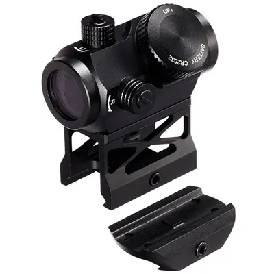 BD01 2 MOA Red-Dot Sight Inkl. 20 - 22 mm Halterung / Scope Riser - JS Tactical