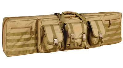 46 Zoll / 117 cm Deluxe Double Soft Rifle Bag / Gewehr-Futteral F. 2 Gewehre - Wosport