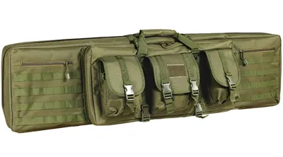 46 Zoll / 117 cm Deluxe Double Soft Rifle Bag / Gewehr-Futteral F. 2 Gewehre - Wosport