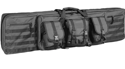 46 Zoll / 117 cm Deluxe Double Soft Rifle Bag / Gewehr-Futteral F. 2 Gewehre - Wosport