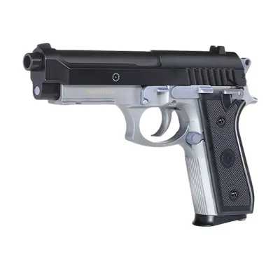 PT92 Federdruck Mit Metallschlitten H.p.a. Fire Line Springer BB Dual Tone - Cybergun