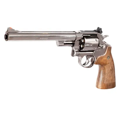 Smith & Wesson Model 29 8 3/8 Zoll Vollmetall CO2 Revolver BB -Chrome-Finish - Wingun