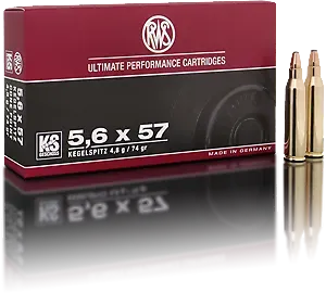 5,6x57 Kegelspitz 4,8g / 74g - RWS