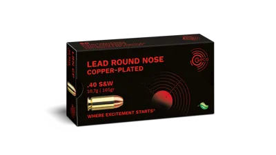40 S&w Blei-Rundkopf Verkupfert 10,7g / 165g - Geco