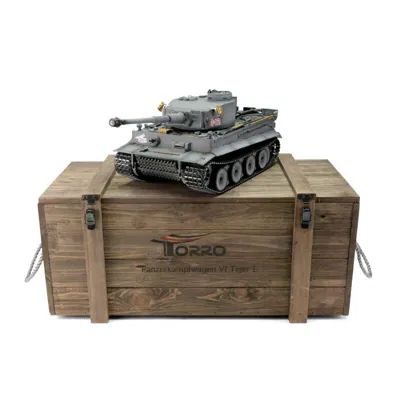 1/16 RC Tiger Frühe Ausf. Grau BB Rauch - Torro