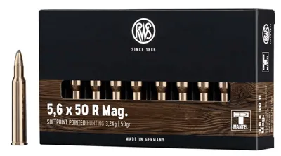 5,6x50 R Magnum TMS 50g - 20 Stk - RWS