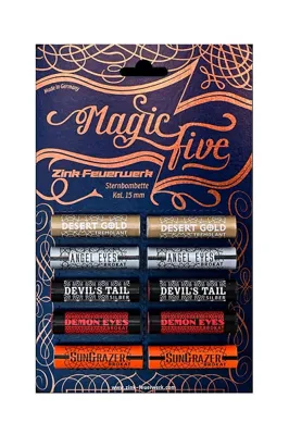 Magic Five Sortiment 10-TEILIG 15 mm - Zink Feuerwerk