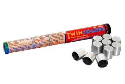 Twin Colors Signalsterne 10 Stk. 15 mm - Zink Feuerwerk