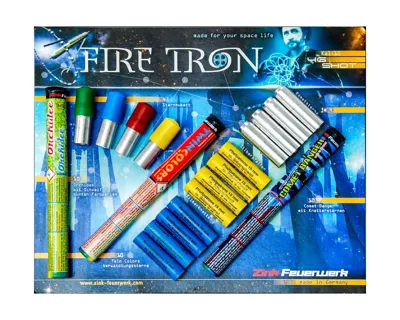 Fire Tron Sortiment 46-TEILIG 15 mm - Zink Feuerwerk