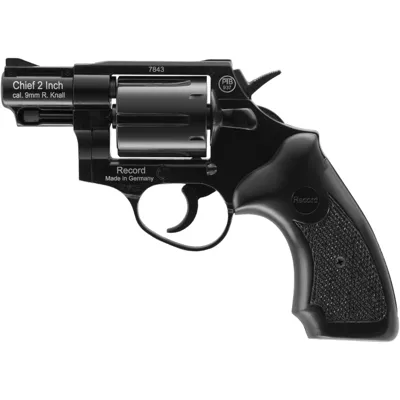 Chief 2" Schreckschuss Revolver 9 mm R.k. Brüniert - Record