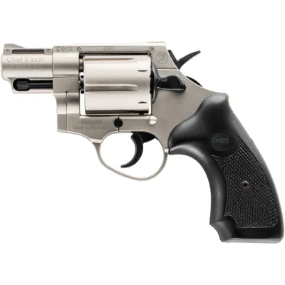 Chief 2" Schreckschuss Revolver 9 mm R.k. Vernickelt - Record