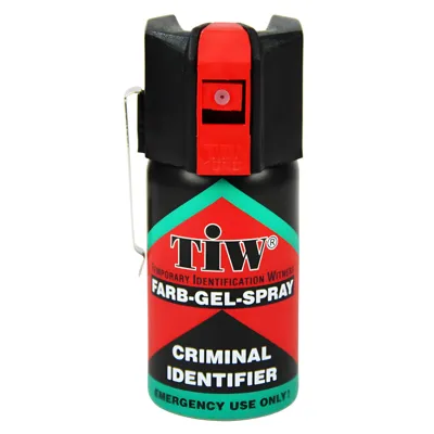 Criminal Identifier - Rotes Farb-Gel-Spray 40 ml Jet Man - KH Security