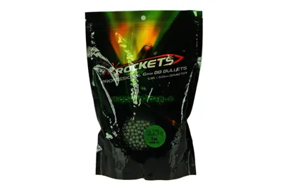 0,23 Gramm 4400 Rockets Professional BIO BBs in T&uuml;Te, Gr&uuml;N - GFC