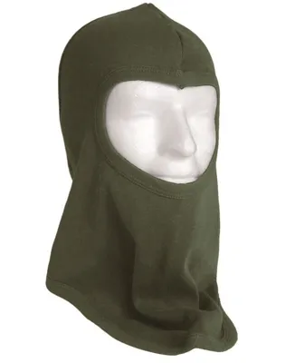 Kopfhaube / Balaclava, Offen, Baumwolle, Extra Lang
