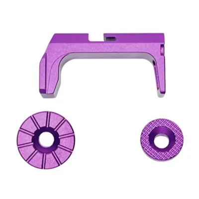 FUKU-2 Frame CNC Magazine Release Set - Violet - CTM tactical