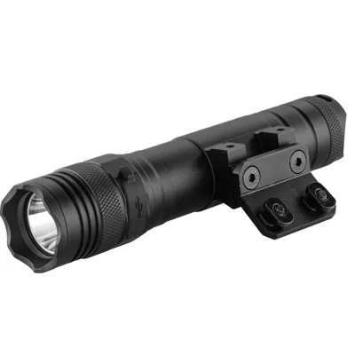 Flashlight - 1250 Lumens with Picatinny & M-Lock Rail Mount - Skywoods